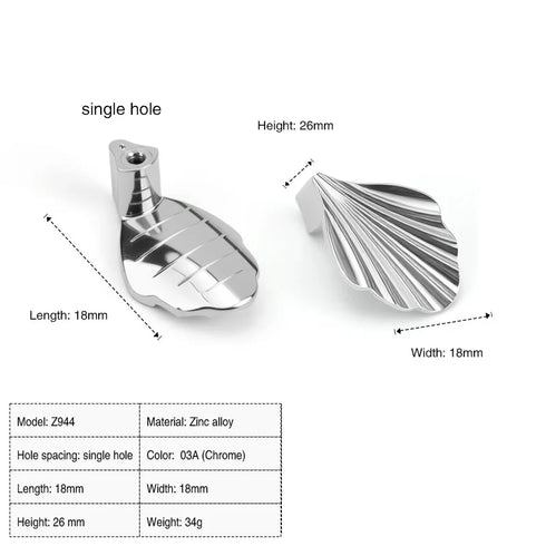 JAYA Furniture Hardware Modern Simple Semicircular Silver Pulls Wardrobe Door Knobs Zinc Alloy Handle