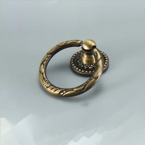 JAYA European Antique Zinc Alloy Cabinet Hardware Collection Ring Pulls Drop Pulls Knobs and Handles for Drawers Wardrobes