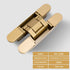 JAYA Wooden Door Installation Concealed Hinge Zinc Alloy H Three-dimensional Adjustable Hinge