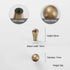 JAYA Luxury Modern Drawer Solid Brass Gold Pulls Knobs Kitchen Brushed Brass Cabinet Door Handle