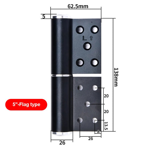 JAYA Supply Invisible Automatic Door Closer Hinge Hydraulic Buffer Damping Spring Hinge Secret Door Self-closing Page