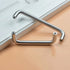 JAYA 50mm U-Shaped Stainless Steel Cabinet Handles M8 Thread Round Bar Pulls for Kitchen Dresser Furniture