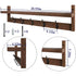 JAYA Wall Hanging Clothes Hanger Wall Wooden Shelving Living Room Wall Hanging Coat Bedroom Multi-Purpose Coat Hook