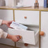 JAYA Round Wooden Cabinet Knobs Natural Wood Drawer Pulls for Wardrobe Cupboard Dresser Furniture
