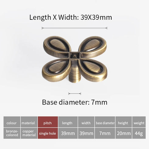 JAYA Antique Bronze Solid Brass Cabinet Handles Wardrobe Pull Cupboard Door Knob Kitchen Accessories Retro Furniture Hardware