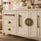 JAYA Retro Zinc Alloy Wardrobe Door Handle Modern Light Luxury Simple Bronze Single-hole Drawer Cabinet Wine