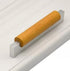JAYA Modern Solid Wood Cabinet Pull Handles with Black Metal Base Drawer Pulls for Kitchen Wardrobe Cupboard Furniture