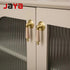JAYA Brass Leather Modern Kitchen Handle Furniture Knobs Classical Drawer Pull Bedroom Cabinet Dresser Door Handle Easy
