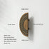 JAYA Retro Zinc Alloy Wardrobe Door Handle Modern Light Luxury Simple Bronze Single-hole Drawer Cabinet Wine