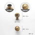 JAYA 2025 Retro Single Hole Solid Brass Wardrobe Handle Modern All-Copper All-Copper Square Cabinet Door Knobs