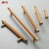 JAYA 140mm Pulls Brass Walnut Kitchen Kitchen Cabinet Drawer Door Pull Adjustable Hole Distance with Screw