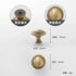 JAYA 2025 Retro Single Hole Solid Brass Wardrobe Handle Modern All-Copper All-Copper Square Cabinet Door Knobs