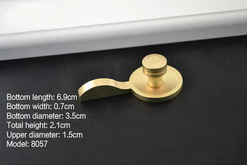 JAYA Modern Simple Zinc Single Hole Small Handle Hardware New Cabinet Door Long Handle Antique Drawer Furniture