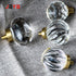 JAYA Modern Light Luxury Hotel Kitchen Wardrobe Drawer Handle Single Hole Transparent Crystal Cupboard Handles