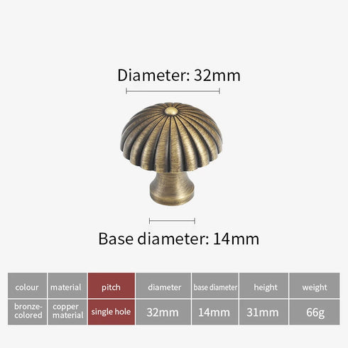 JAYA Antique Bronze Solid Brass Cabinet Handles Wardrobe Pull Cupboard Door Knob Kitchen Accessories Retro Furniture Hardware