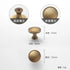 JAYA 2025 Retro Single Hole Solid Brass Wardrobe Handle Modern All-Copper All-Copper Square Cabinet Door Knobs