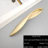 JAYA Modern European Black and Gold Metal Cabinet Pull Handles for Kitchen Drawers Wardrobe and Furniture Doors