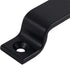 JAYA Matte Black Carbon Steel Barn Door Pull Handle with Mounting Screws for Wooden Sliding Cabinet Kitchen Partition Door