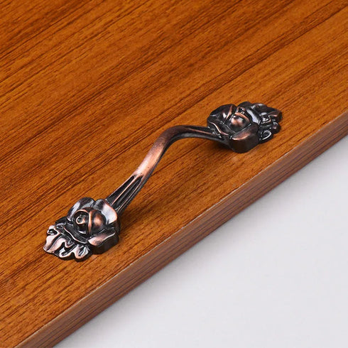 JAYA Solid Brass Luxury Handle for Bathroom Storage Shelf Kitchen Cabinet Drawer Custom Metal Knob Antique Door Handles