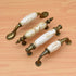 JAYA Traditional European Crackle Ceramic Cabinet Handles and Knobs Antique Bronze Drawer Dresser Wardrobe Door Pulls