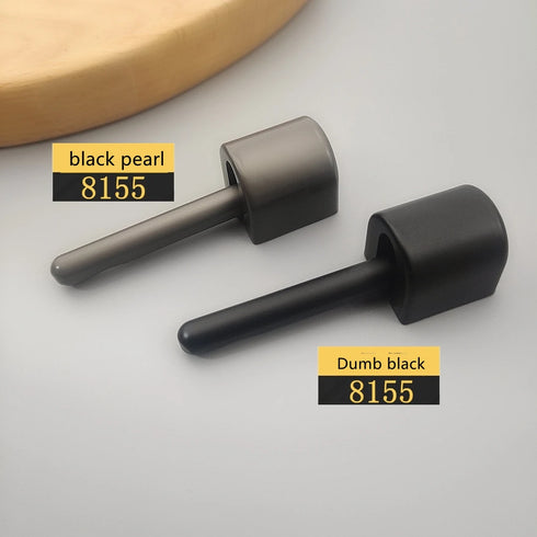 JAYA Modern Minimalist Zinc Alloy L-Shaped Single-Hole Cabinet Handles Black Gray Gold Drawer Pulls