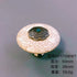 JAYA Vintage Synthetic Turquoise Cabinet Knobs Zinc Alloy Round Single Hole Drawer Pulls Blue Ivory for Dresser Wardrobe