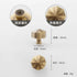 JAYA 2025 Retro Single Hole Solid Brass Wardrobe Handle Modern All-Copper All-Copper Square Cabinet Door Knobs
