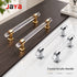 JAYA Durable Decorative Handle Hardware Acrylic Serving Tray Handles Silver Clear Acrylic Tray Handle