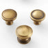 JAYA 2025 Retro Single Hole Solid Brass Wardrobe Handle Modern All-Copper All-Copper Square Cabinet Door Knobs