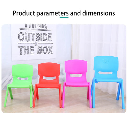 JAYA Meida MD-SLY01 Modern Light Green Plastic Durable Non-Tilting Button Seat Recliner Kids Chair Living Room Kindergarten Use