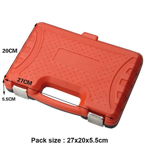 JAYA 46PCS Manganese Phosphate Combination Socket Wrench Set Auto Repair Ratchet Tool Kit with Portable Carry Case