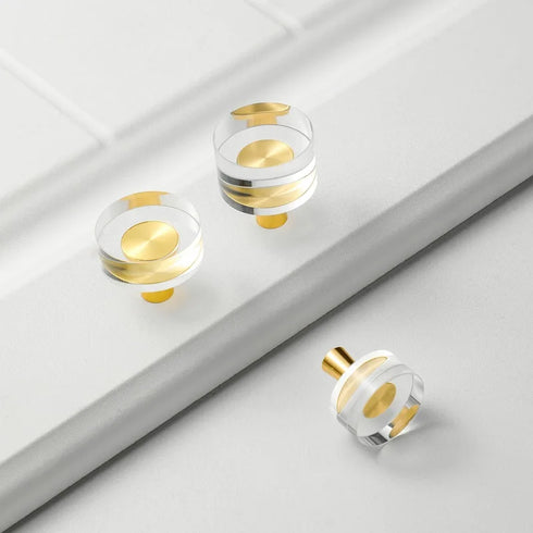 JAYA Factory Door Knob Cabinet Door Brass Crystal Handle Cabinet Wardrobe Drawer Exquisite Hand Polished Crystal Handle