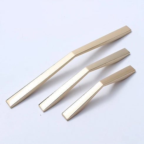 JAYA Modern Zinc Alloy Arc Cabinet Handles Slim European Style Multi Finish Drawer Pulls for Kitchen Wardrobe Cupboard Furniture