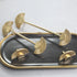 JAYA Luxury Golden Brass Cabinet Handles and Knobs Fan-Shaped Drawer Pulls for Cupboard Wardrobe Furniture