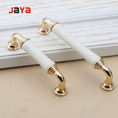 JAYA Europe Type Is Contracted Generous Circular Ceramic Modern Kitchen & Bedroom Cabinet Handle