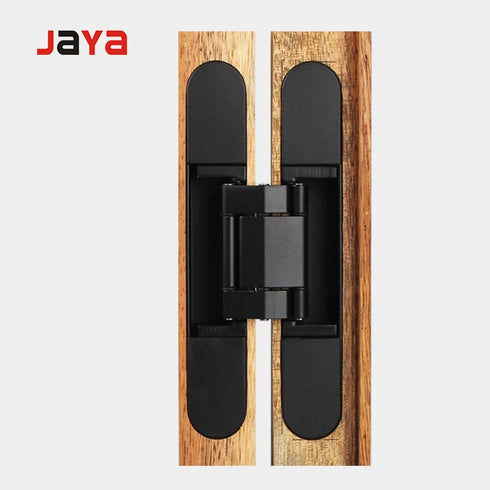 JAYA Wooden Door Installation Concealed Hinge Zinc Alloy H Three-dimensional Adjustable Hinge