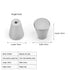 JAYA Furniture Hardware Modern Simple Semicircular Silver Pulls Wardrobe Door Knobs Zinc Alloy Handle