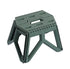 JAYA Durable Plastic Folding Step Stool with Carry Handle Non-Slip Portable Kids Utility Stool for Home Kitchen Bathroom Outdoor