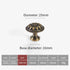 JAYA Antique Bronze Solid Brass Cabinet Handles Wardrobe Pull Cupboard Door Knob Kitchen Accessories Retro Furniture Hardware