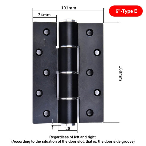 JAYA Supply Invisible Automatic Door Closer Hinge Hydraulic Buffer Damping Spring Hinge Secret Door Self-closing Page