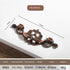 JAYA Antique Metal Drop Bail Cabinet Pull Handles Vintage Brass Finish for Kitchen Drawer Dresser Wardrobe Furniture