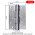 JAYA Supply Invisible Automatic Door Closer Hinge Hydraulic Buffer Damping Spring Hinge Secret Door Self-closing Page
