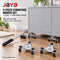 JAYA 5 Piece Furniture Lifter Mover Set with 4 Silver Triangular 3 Wheel Roller Dollies for Sofa Cabinet Appliance