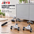 JAYA 5 Piece Furniture Lifter Mover Set with 4 Silver Triangular 3 Wheel Roller Dollies for Sofa Cabinet Appliance