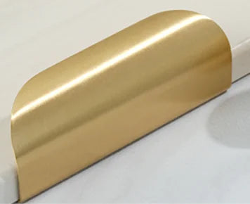 JAYA Furniture Handle Knob Nordic Light Luxury Brass Leaf and butterfly Shape Handle Without Punching Copper Handle