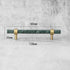 JAYA Luxury Marble and Brass Cabinet Handles Green White T Bar Pulls Knobs for Kitchen Cabinets Drawers and Wardrobes