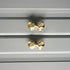 JAYA European Style Bowknot Handle Cabinet Bow Brass Handle Wardrobe Drawer Brass Knobs