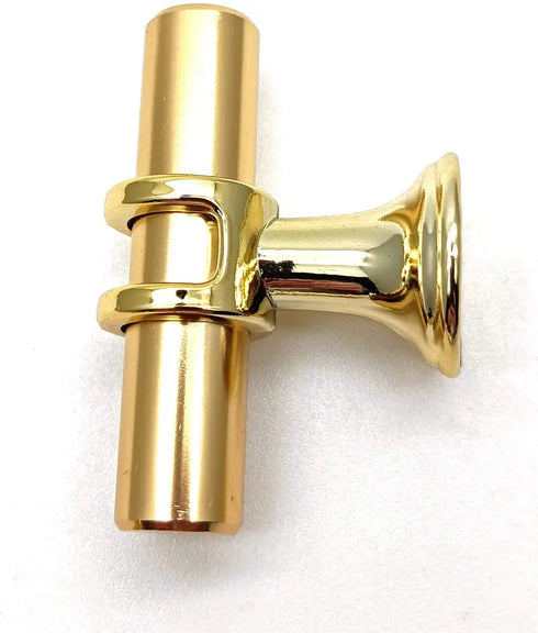 JAYA Luxury Gold T Bar Pull Handle Single Hole Cabinet Knob for Hotel Wardrobe Closet Door Drawer Cupboard Furniture Hardware