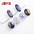 JAYA Unique Door Knob Natural Agate Cabinet Drawer Knobs Vintage Cupboard Dresser Drawer Pulls Handles Aluminium Wardrobe Knob