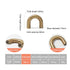 JAYA Solid Brass Yellow Bronze Cabinet Pull Handles French Retro Minimalist Long Round Bar for Wardrobe Doors Drawers